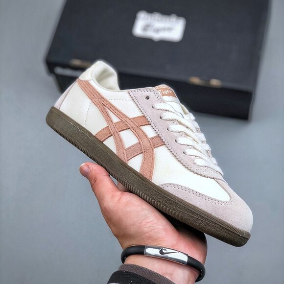 Onitsuka Tiger Shoes - Onitsuka Tiger Mexico 66 Cream Leather Sneakers